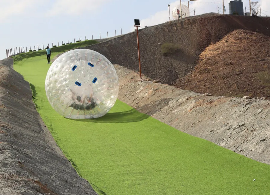 Mountain Zorbing Activity in Hatta