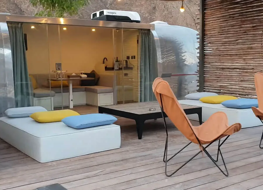 Private Luxury Caravan Stay in Hatta Wadi