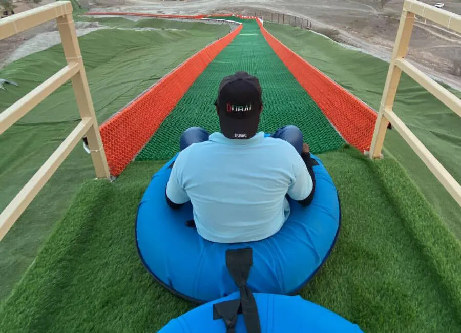 Tube Sliding at Hatta Wadi Hub