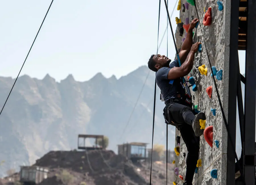 Wall Climbing Activity in Hatta